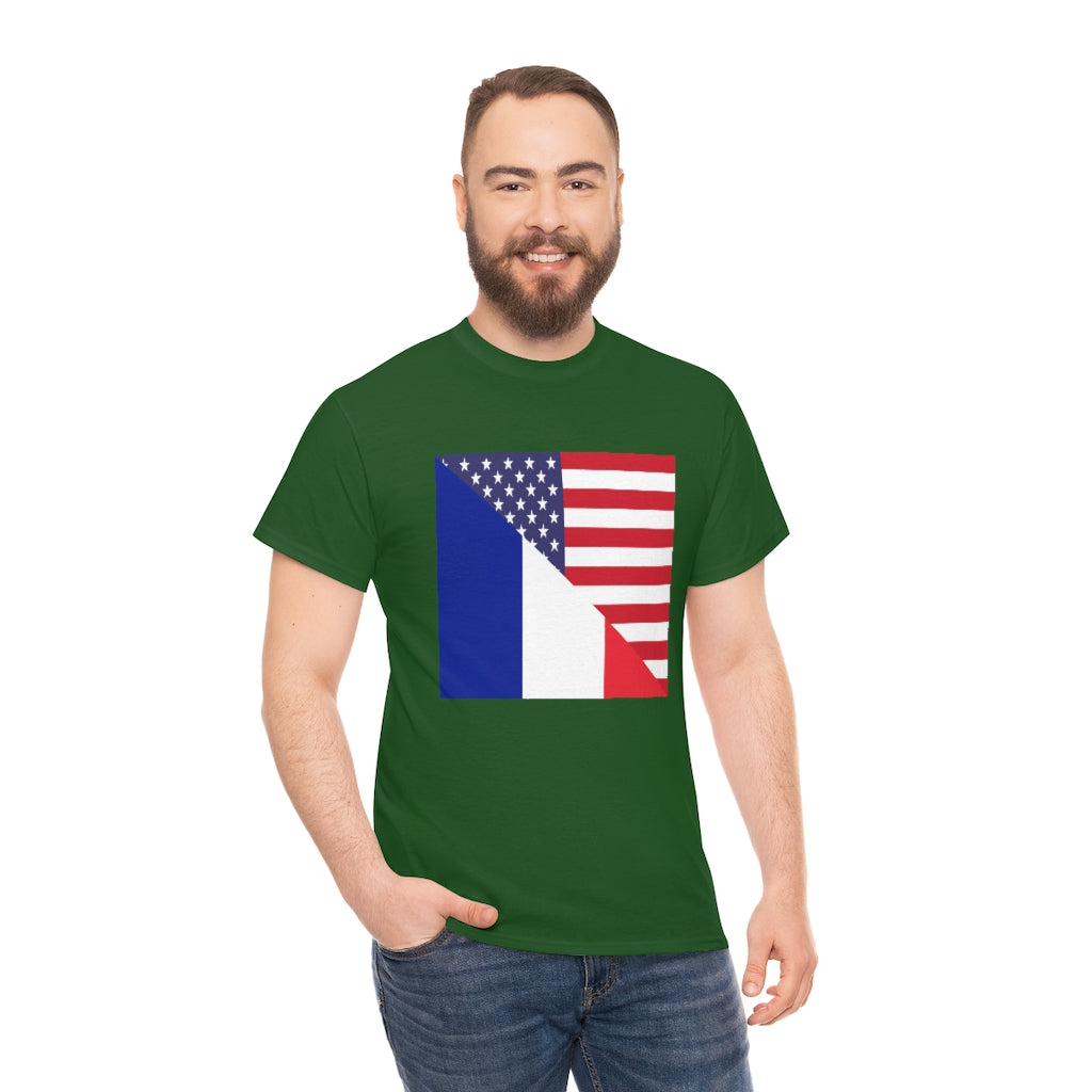 France American Flag T-Shirt | Unisex French Men Women Tee