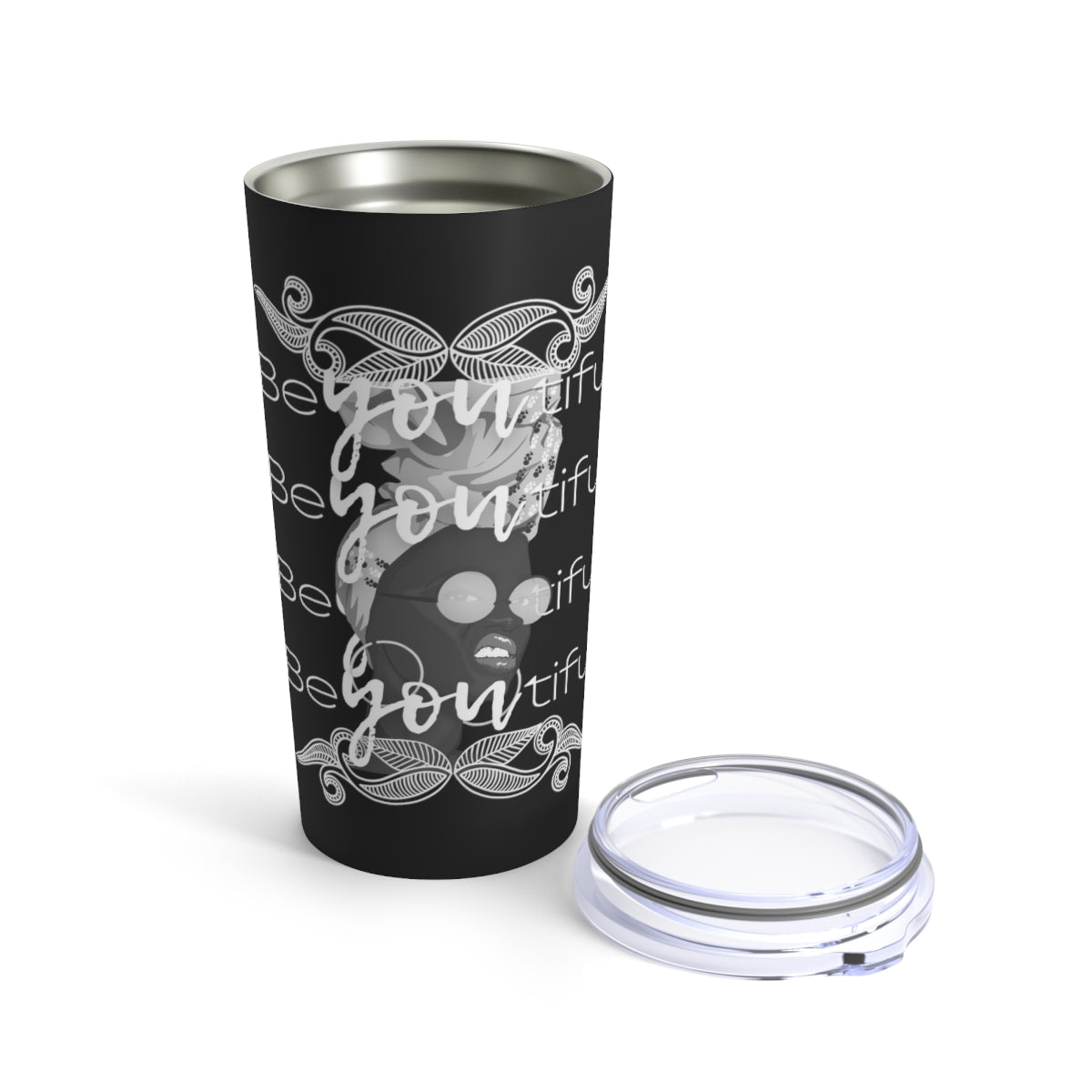 Be You Tiful Woman Tumbler 20oz Beverage Container