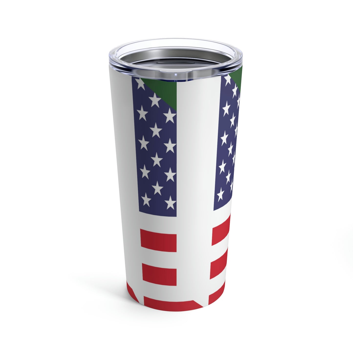 Algeria American Flag Algerian USA Tumbler 20oz