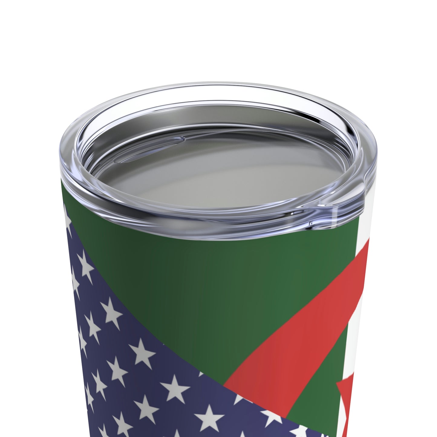 Algeria American Flag Algerian USA Tumbler 20oz