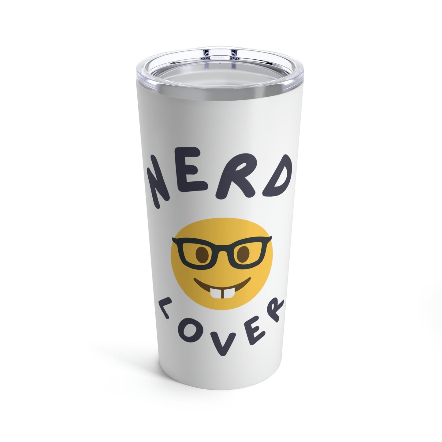 Nerd Lover Geek Love Book Worm Tumbler 20oz Beverage Container