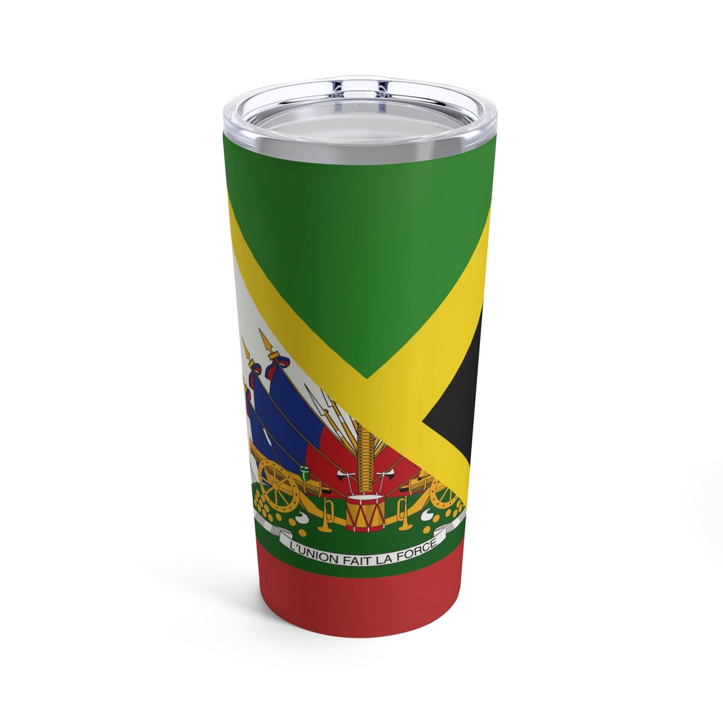 Haitian Jamaican Flag | Half Jamaica Haiti Tumbler 20oz