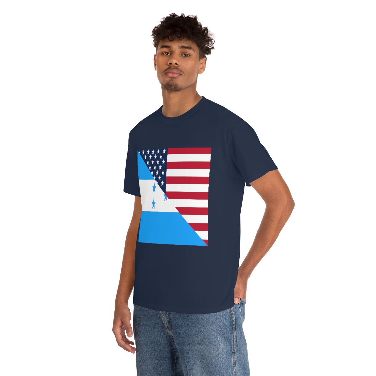 Honduran American Flag T-Shirt | Unisex Honduras USA Tee Shirt