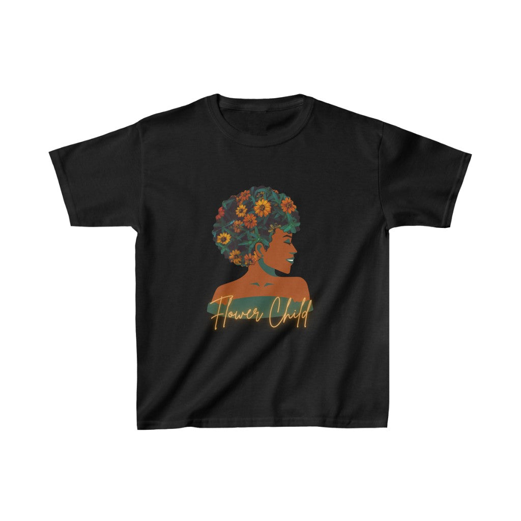 Kids Flower Child | Earth Lady  T-Shirt | Unisex Tee Shirt