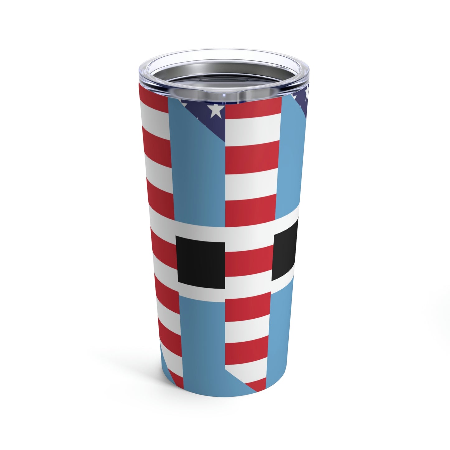 Botswana American Flag USA Tumbler 20oz