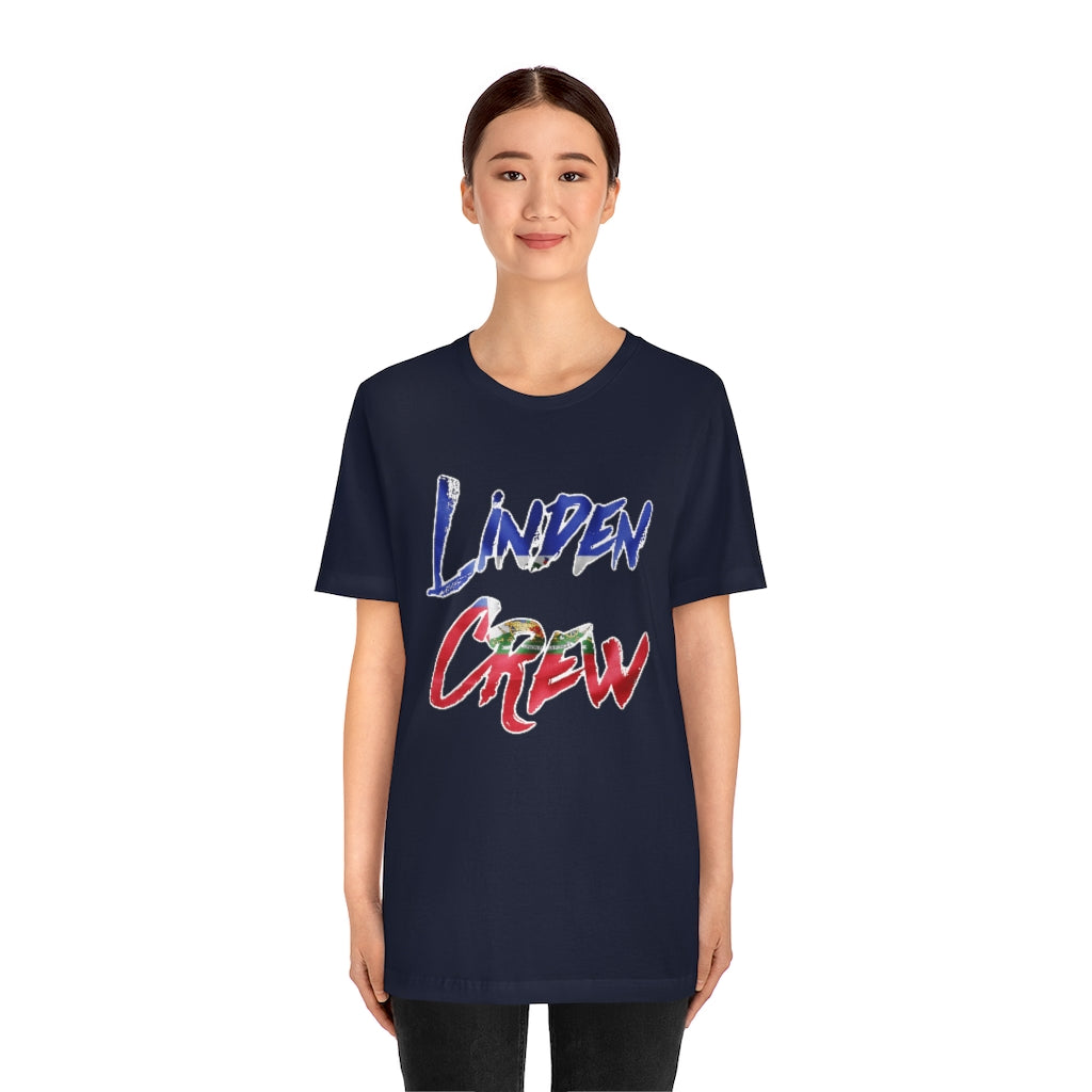 Linden Crew Softstyle Haitian Flag T-Shirt