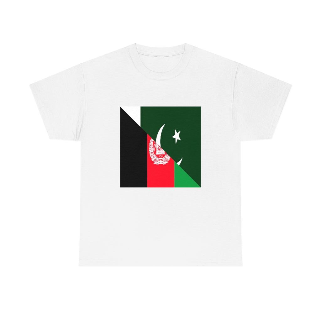 Afghan Pakistani Flag Tee | Unisex Afghanistan Pakistan Shirt