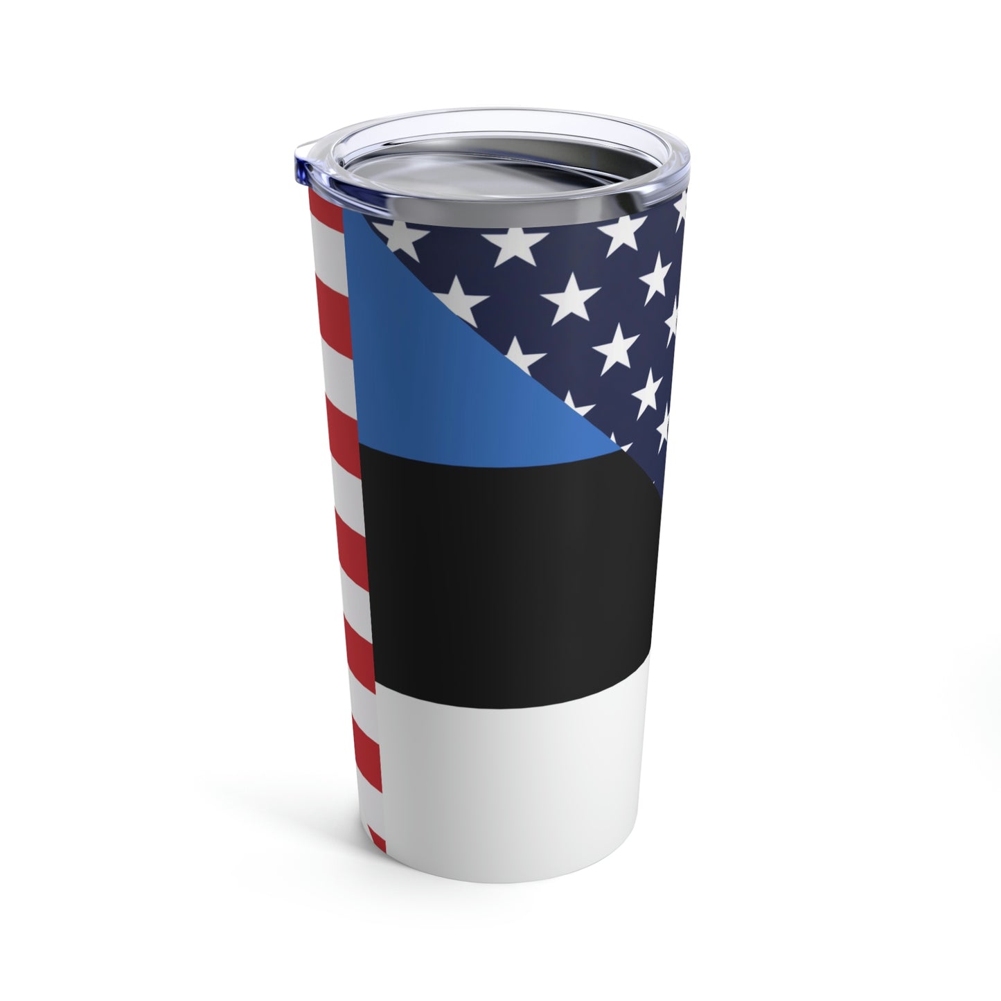 Estonian American Flag Estonia USA Tumbler 20oz