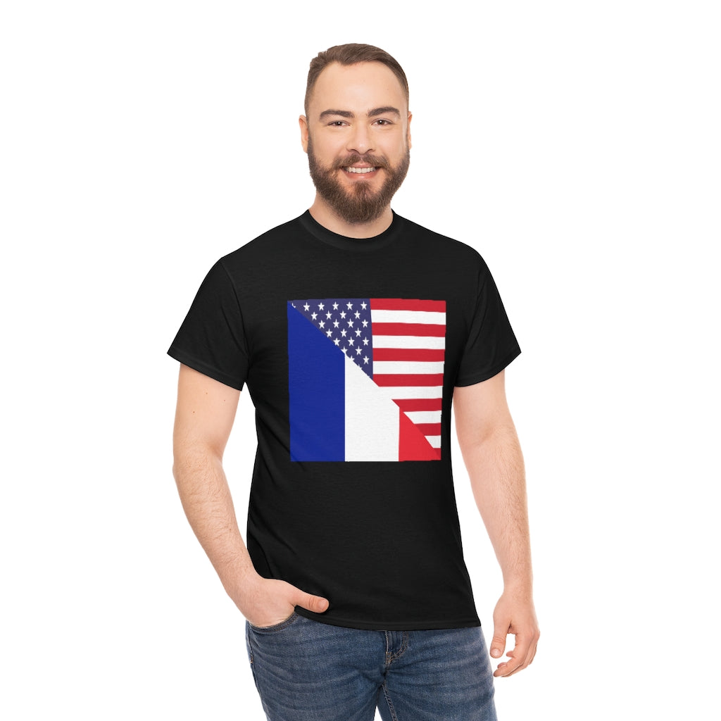 France American Flag T-Shirt | Unisex French Men Women Tee