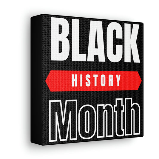 Black History Month 2 Black Excellence Canvas Gallery Wraps | Wall Art