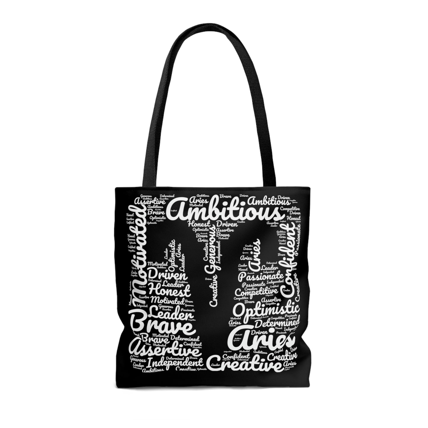 Aries Zodiac Sign Astrology White Tote Bag | Shoulder Bag