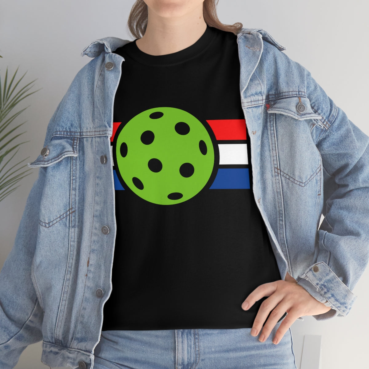 Pickleball Red White and Blue Tee Shirt | Unisex Pickle Ball T-Shirt