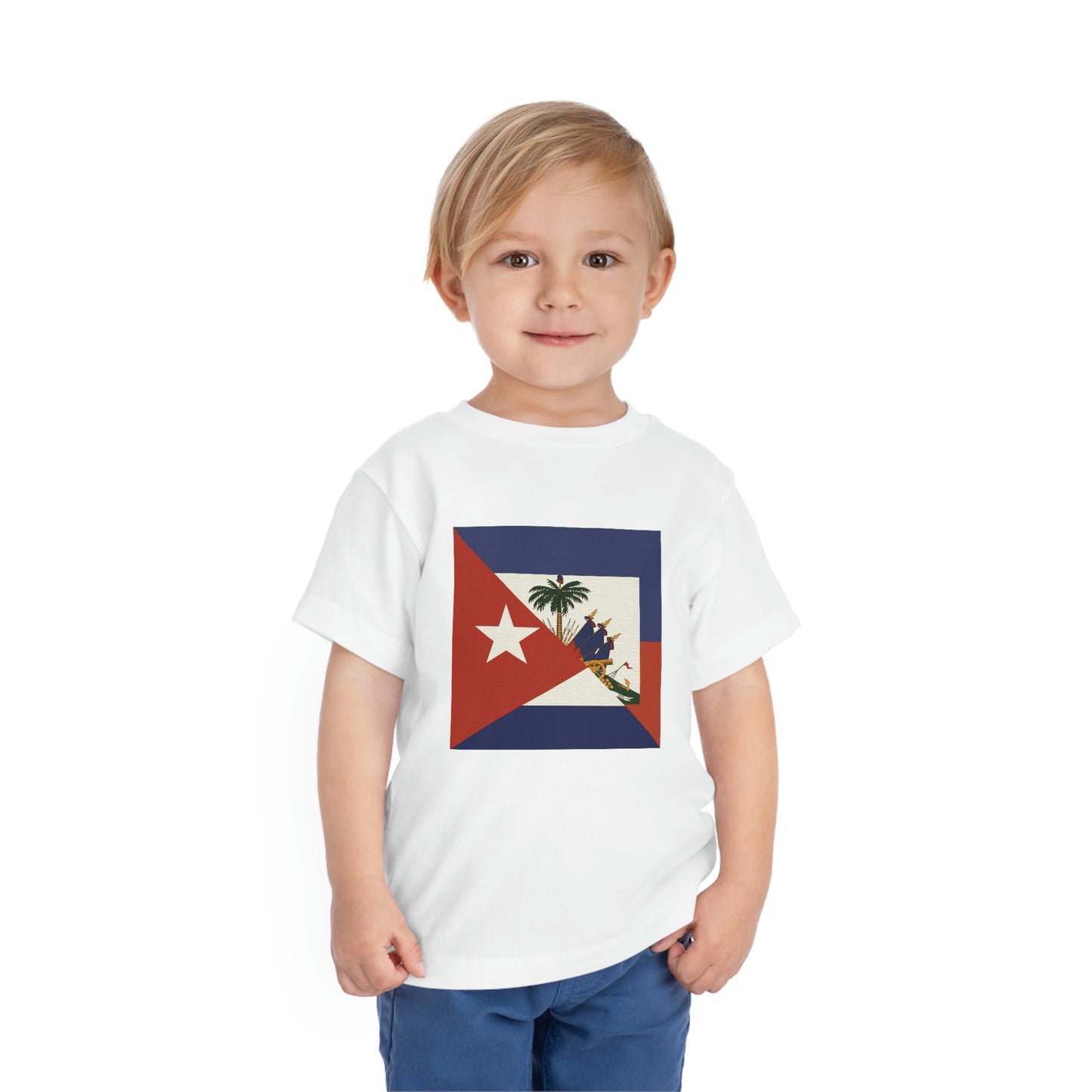 Haitian Cuban Toddler Short Sleeve Tee | Haiti Cuba Ships from USA