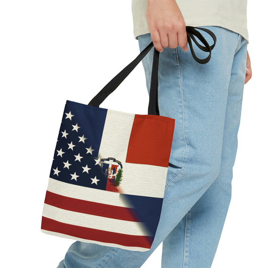 Dominican Republic America Flag | US D.R. Tote Bag | Shoulder Bag