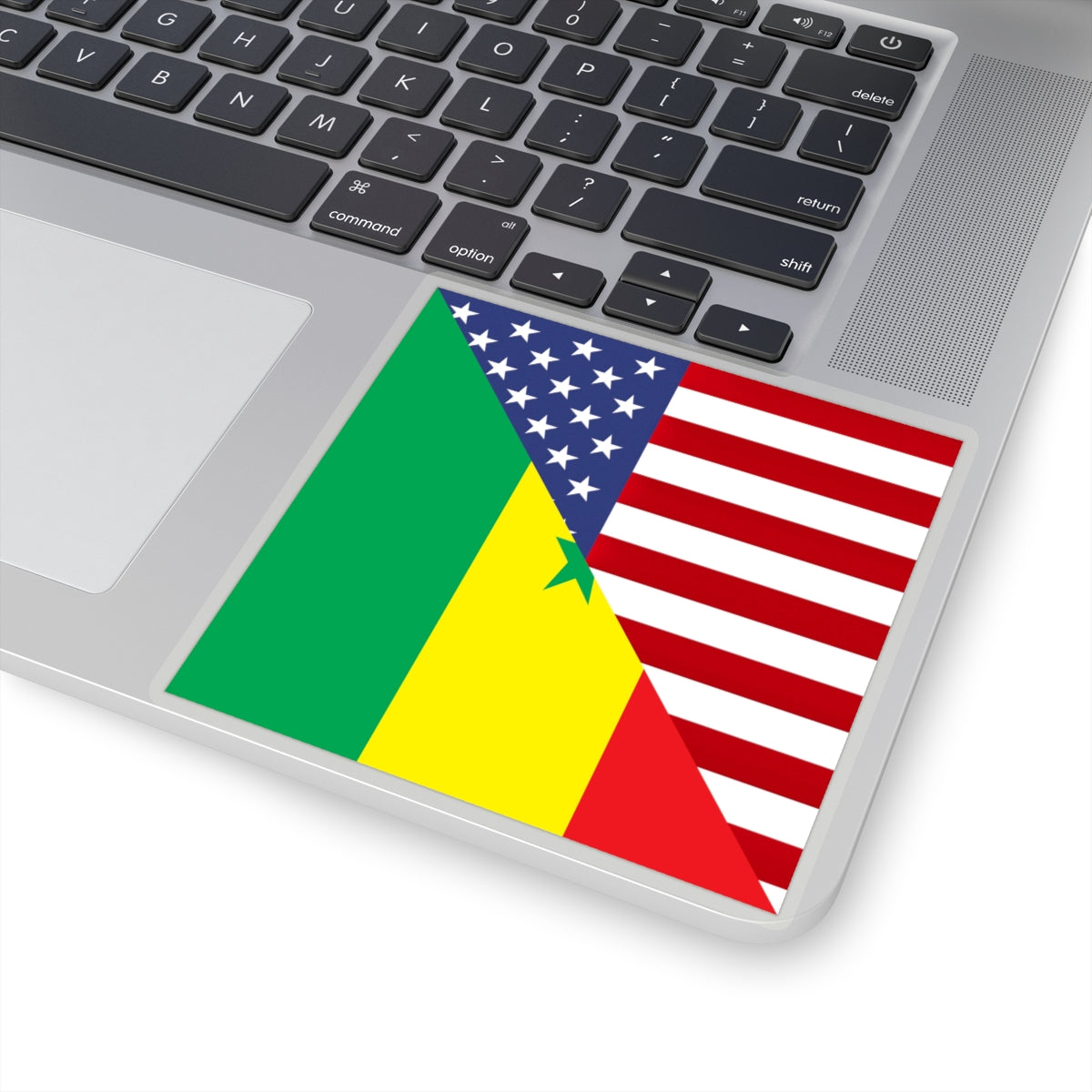 Senegal USA Flag Sticker | Senegalese American Stickers