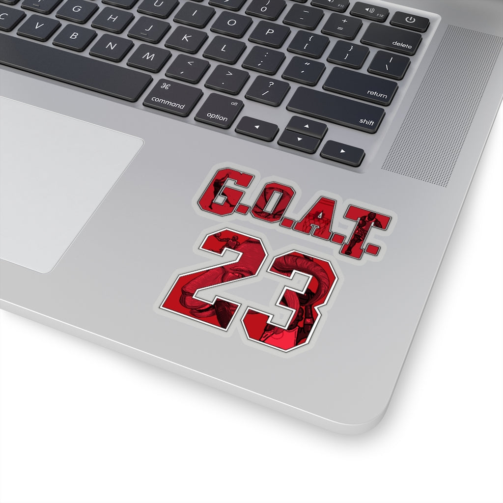 G.O.A.T. 23 Sticker | Chicago GOAT Basketball Champion Accessory