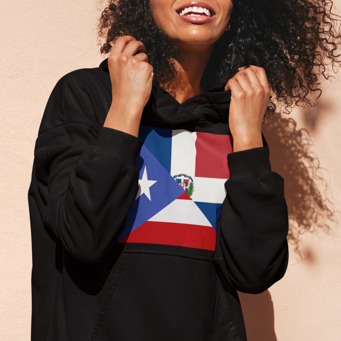 Dominican Republic Puerto Rican Flag Hoodie | DR PR Men Women Pullover