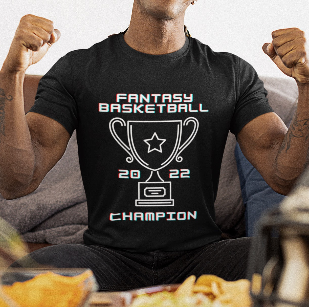 Fantasy Basketball Champion 2022 Tee | Fantasy Champ Men Women Shirt