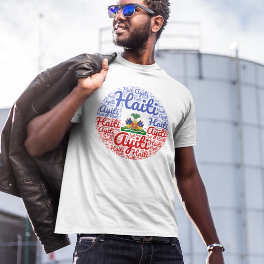 Haiti Ayiti Flag Coat of Arms Shirt | Haitian Unisex Tee