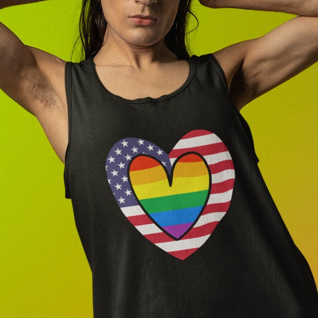 Rainbow Flag Tank Top | LGBTQ Gay Pride Apparel