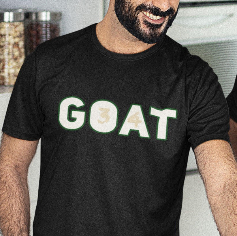 The GOAT 34 | Milwaukee Basketball Men Women Clothing