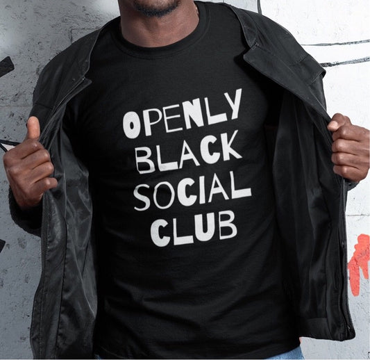 Openly Black Social Club Tee