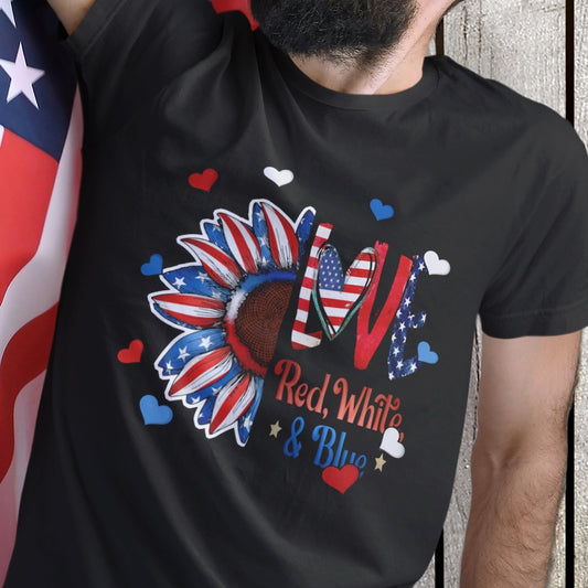 Independence Day Shirt | Unisex USA US Flag Tee | July 4th T-Shirt