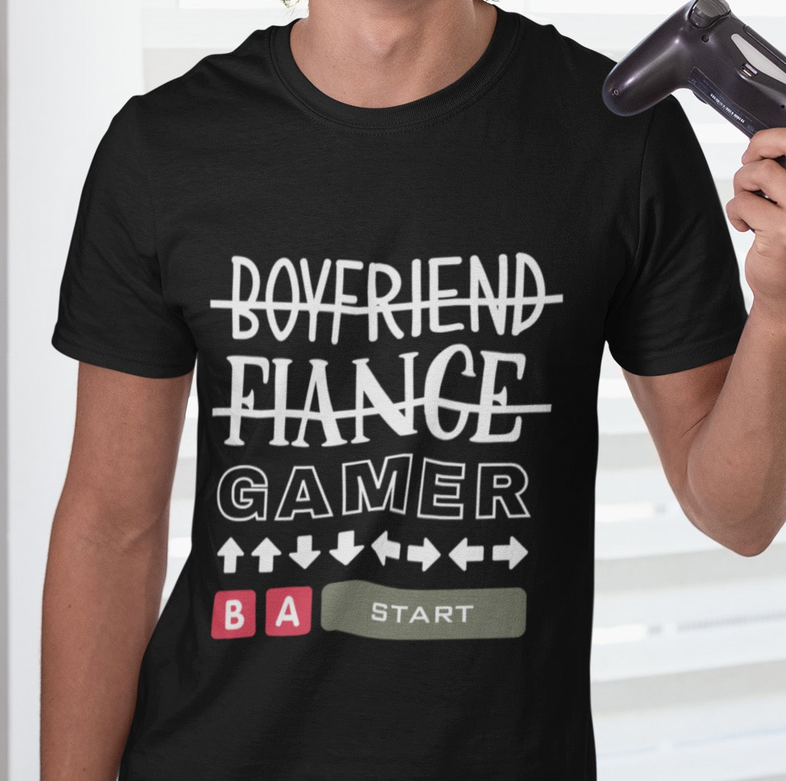 Video Gamer Shirt | Boyfriend Fiancé Gamers Tee | Gaming TShirt